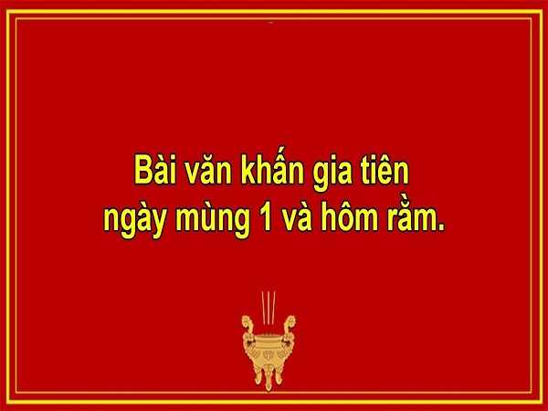 Bài cúng thần tài đem lại tài lộc