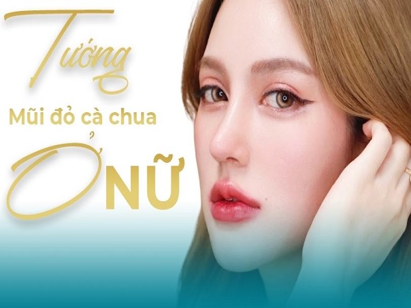 Luận vận số cuộc đời người sở hữu tướng mũi cà chua