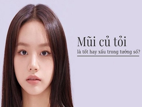 Mũi củ tỏi là 1 tướng mũi không nên sửa 
