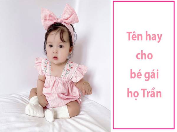 đặt tên con gái họ trần