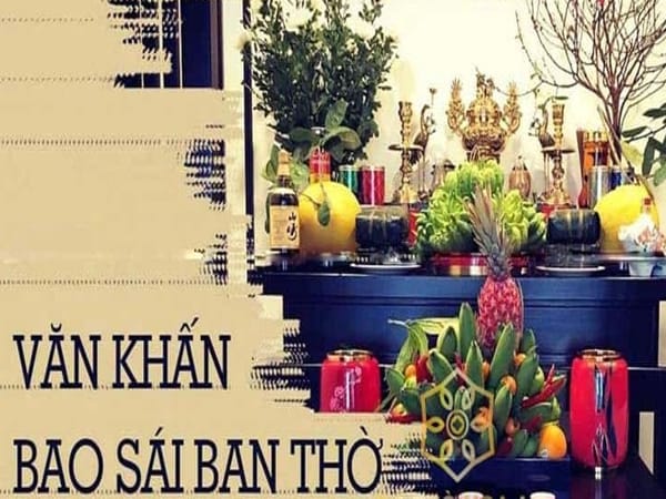 Văn khấn sau khi bao sái bàn thờ